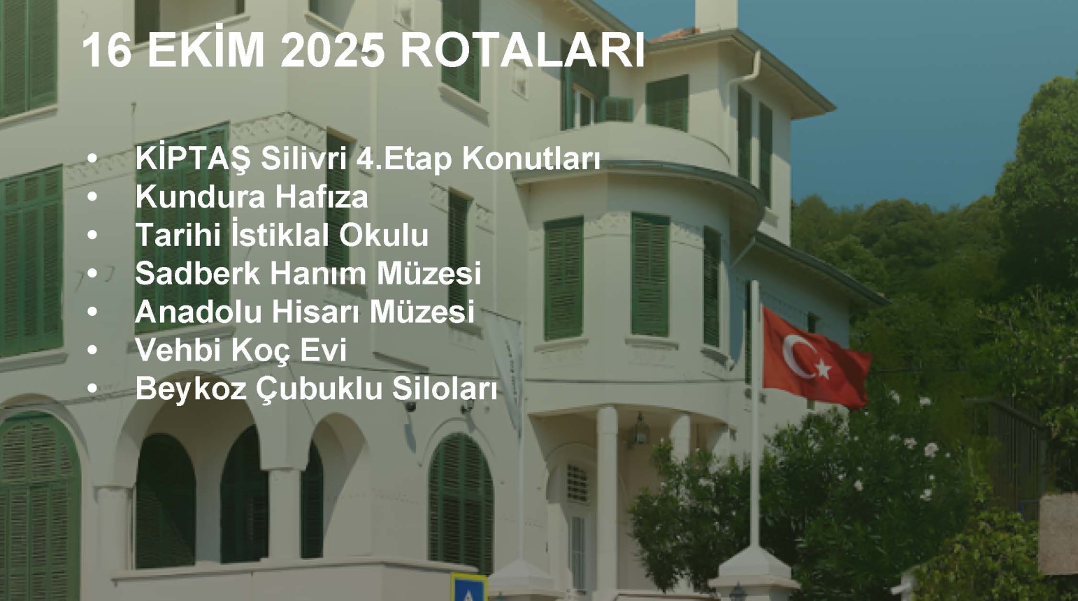 AÇIK KAPI MİMARLIK FESTİVALİ 16 EKİM 2025