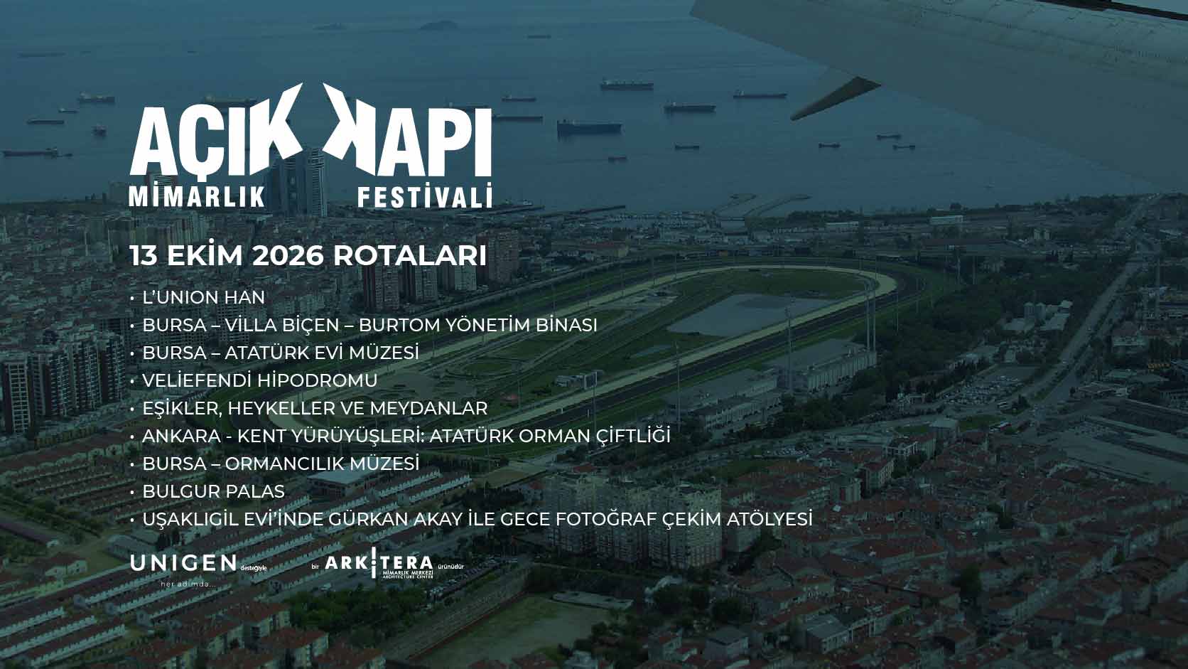 Açık Kapı Mimarlık Festivali 13 Ekim 2026