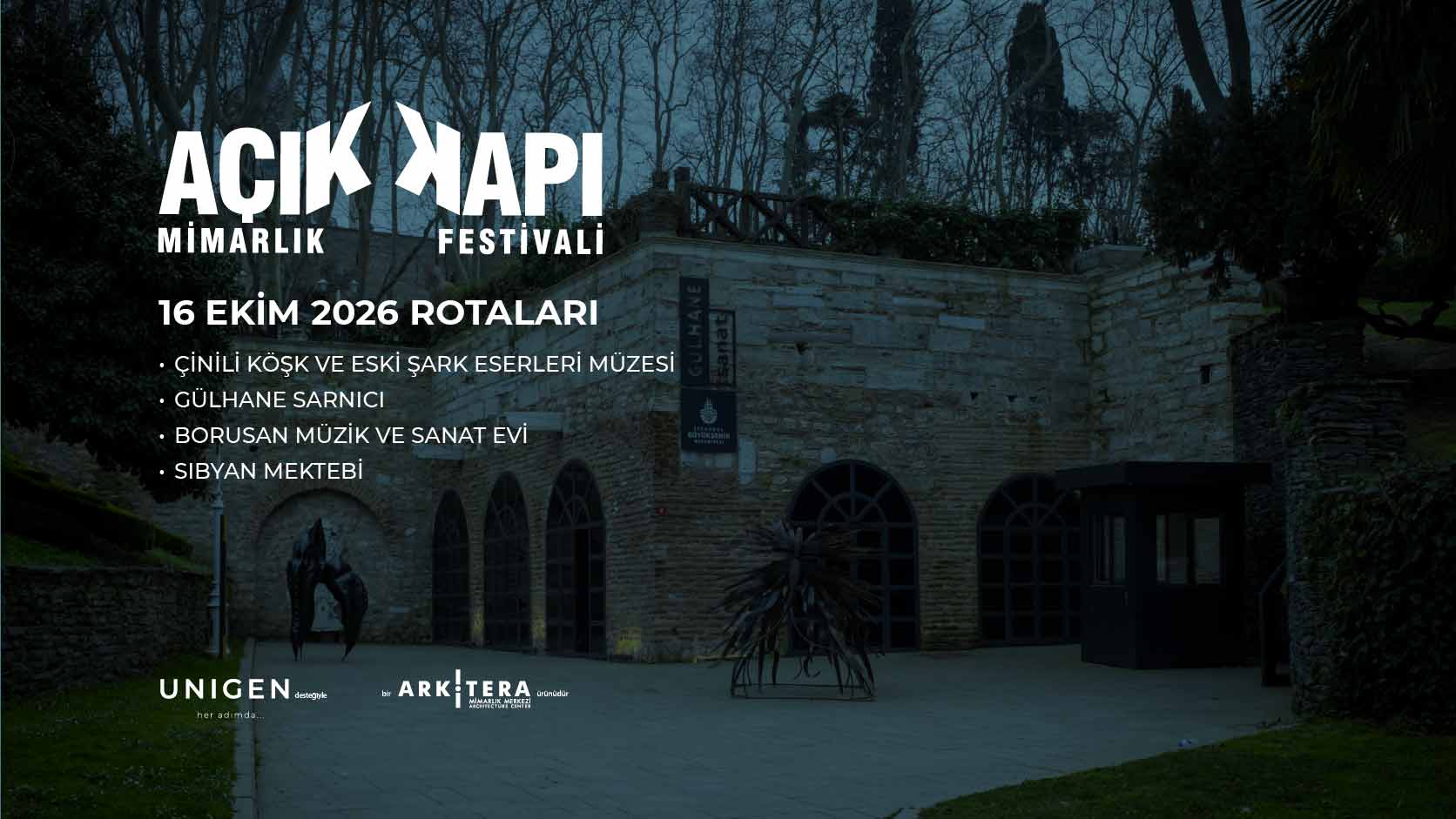 Açık Kapı Mimarlık Festivali 16 Ekim 2026
