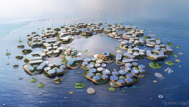 Living Spaces on the Sea and Water: Innovative Approaches in Combating Climate Change